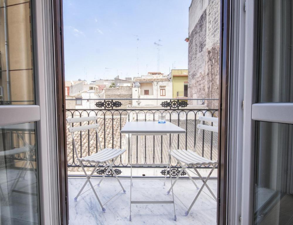 Small balcony overlooking the town